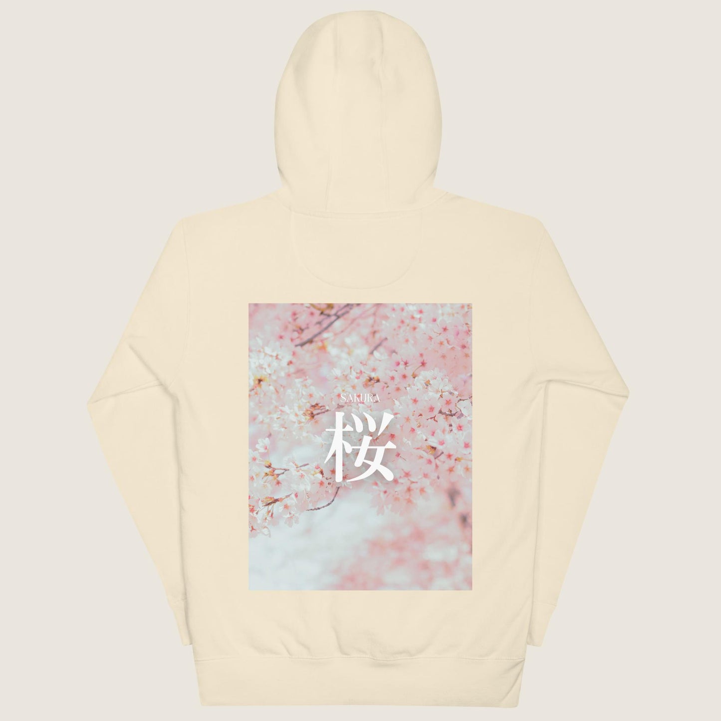 Sakura Unisex Cozy Hoodie - Ivory