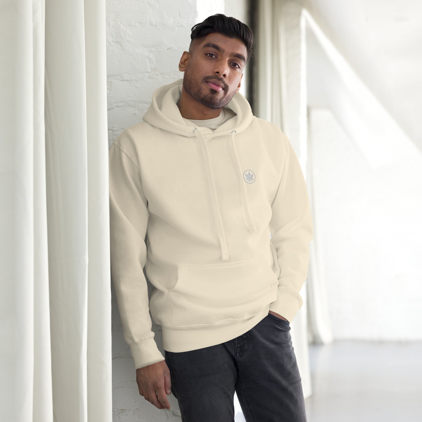 Sakura Unisex Cozy Hoodie - Ivory