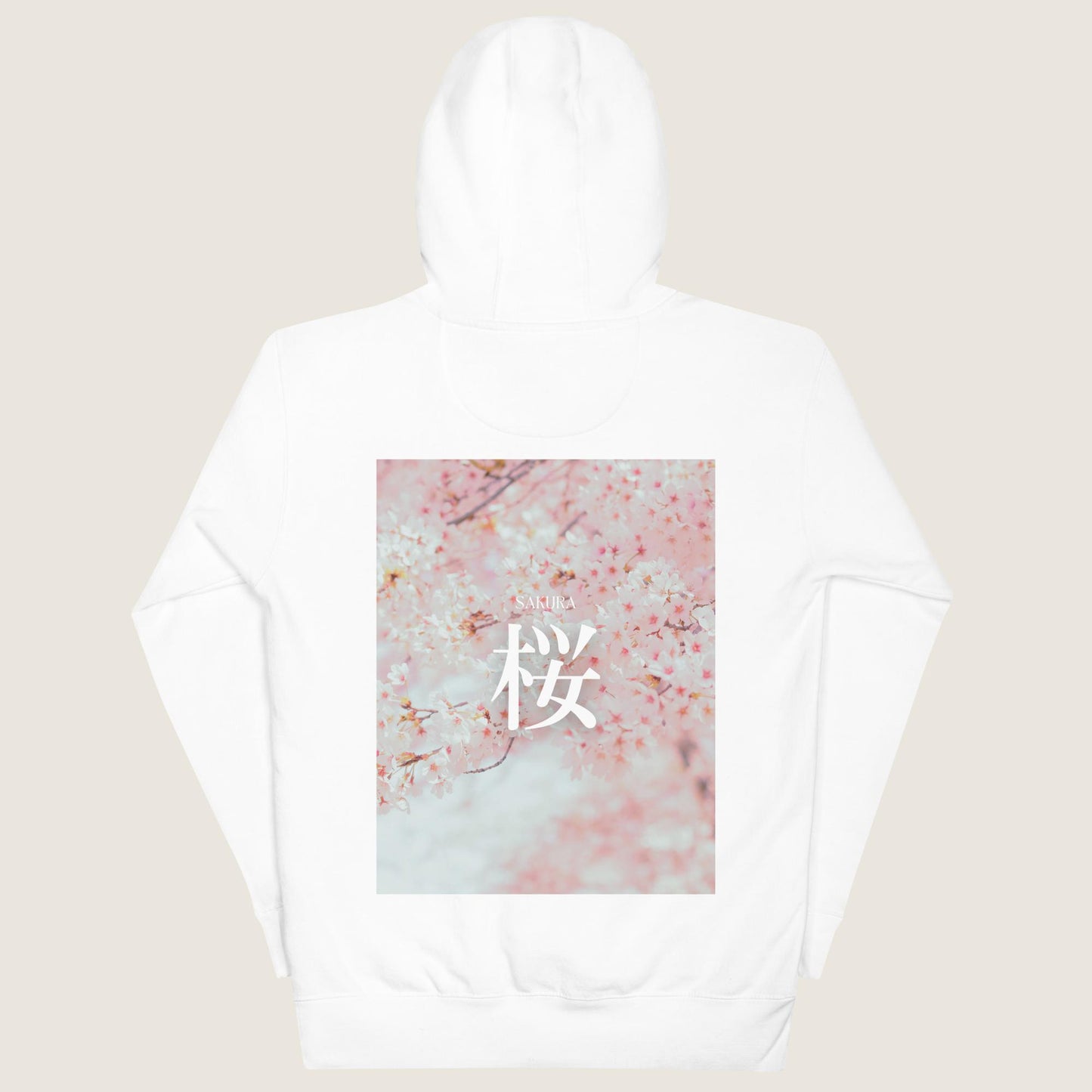 Sakura Unisex Cozy Hoodie - Pearl