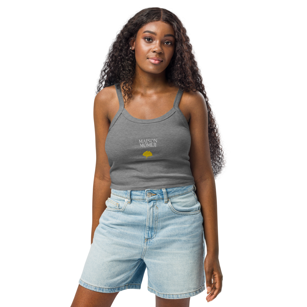 Gingko Leaf Minimalist Tank Top - Mist